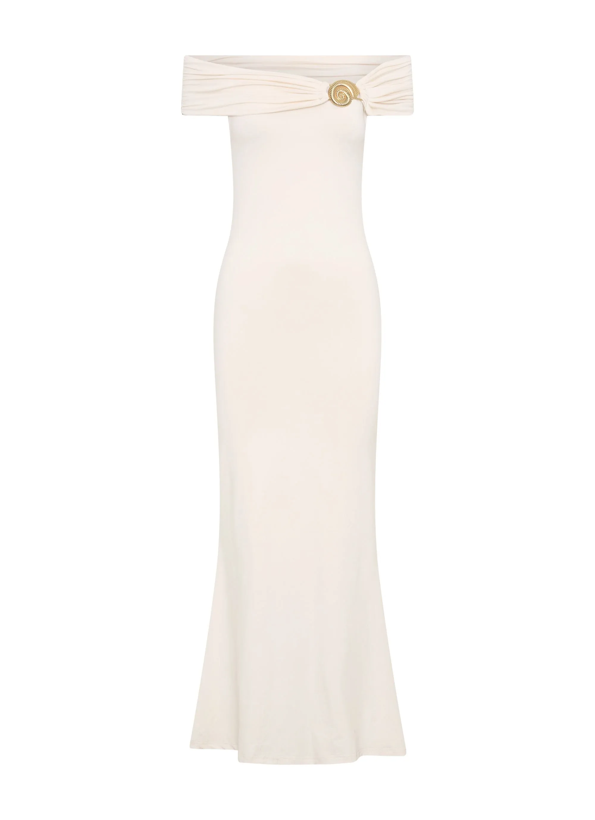 Illusion Maxi Dress - Ivory sold by Peppermayo product image thumbnail 3