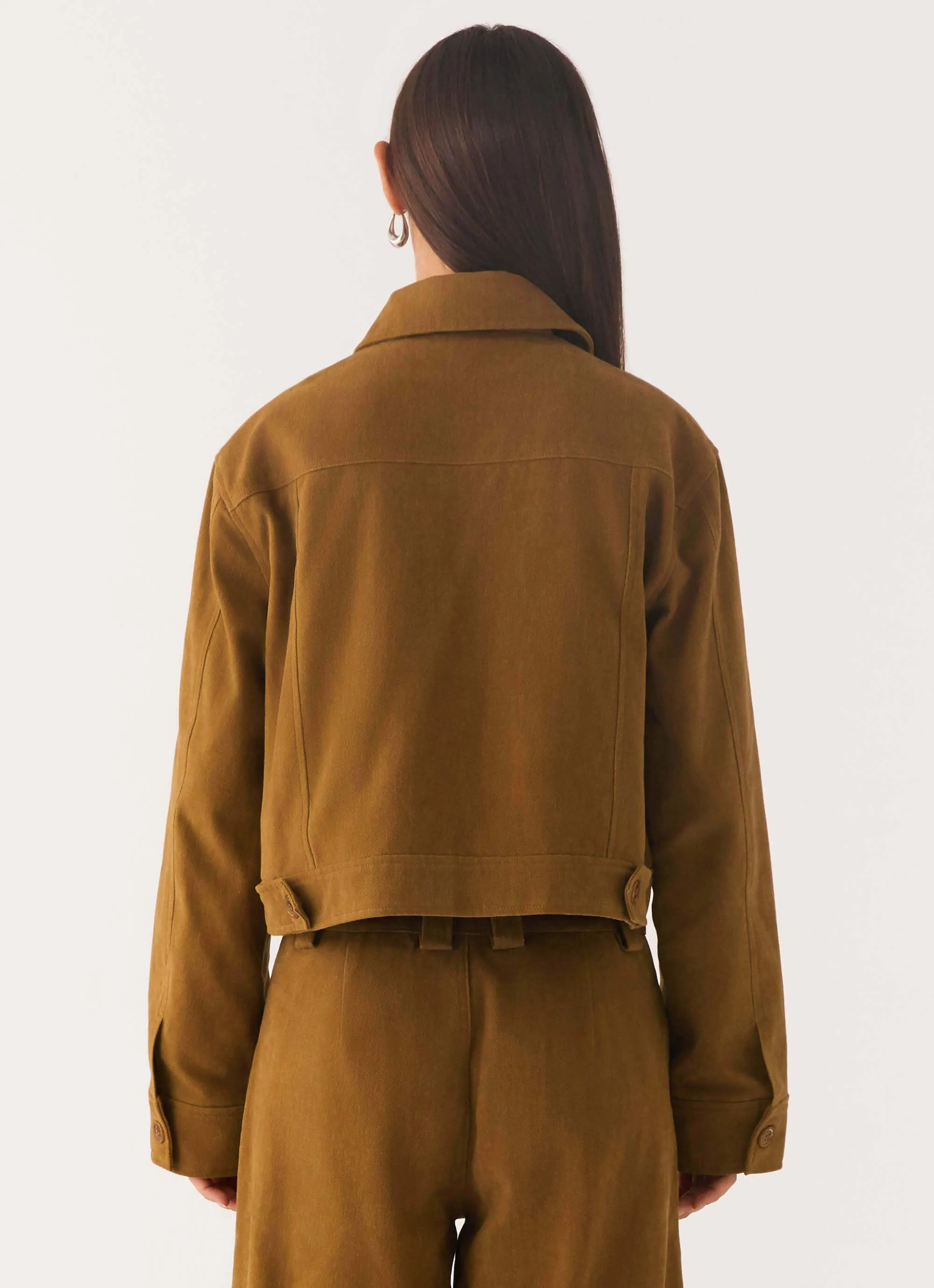 Avi Boxy Jacket - Brown sold by Peppermayo product image thumbnail 4