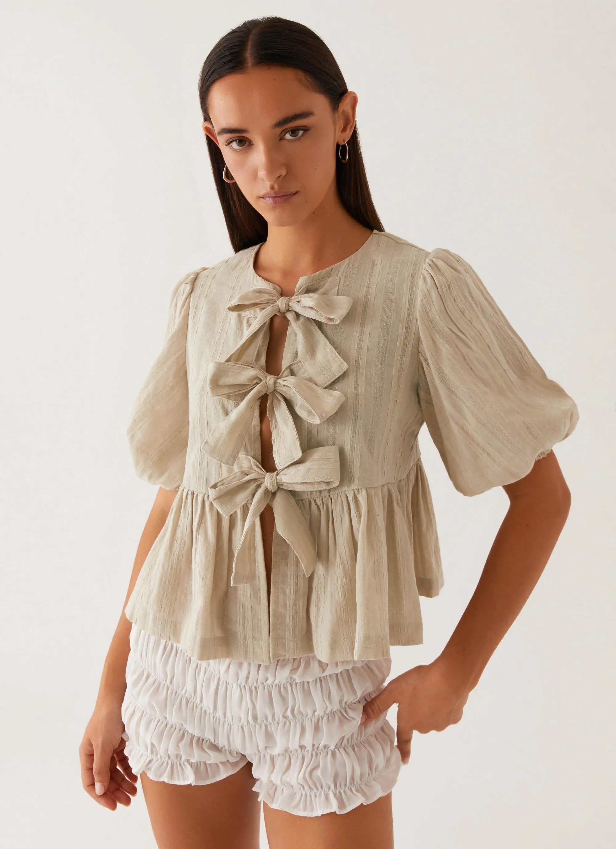 Western Wind Tie Top - Sage sold by Peppermayo product image thumbnail 5