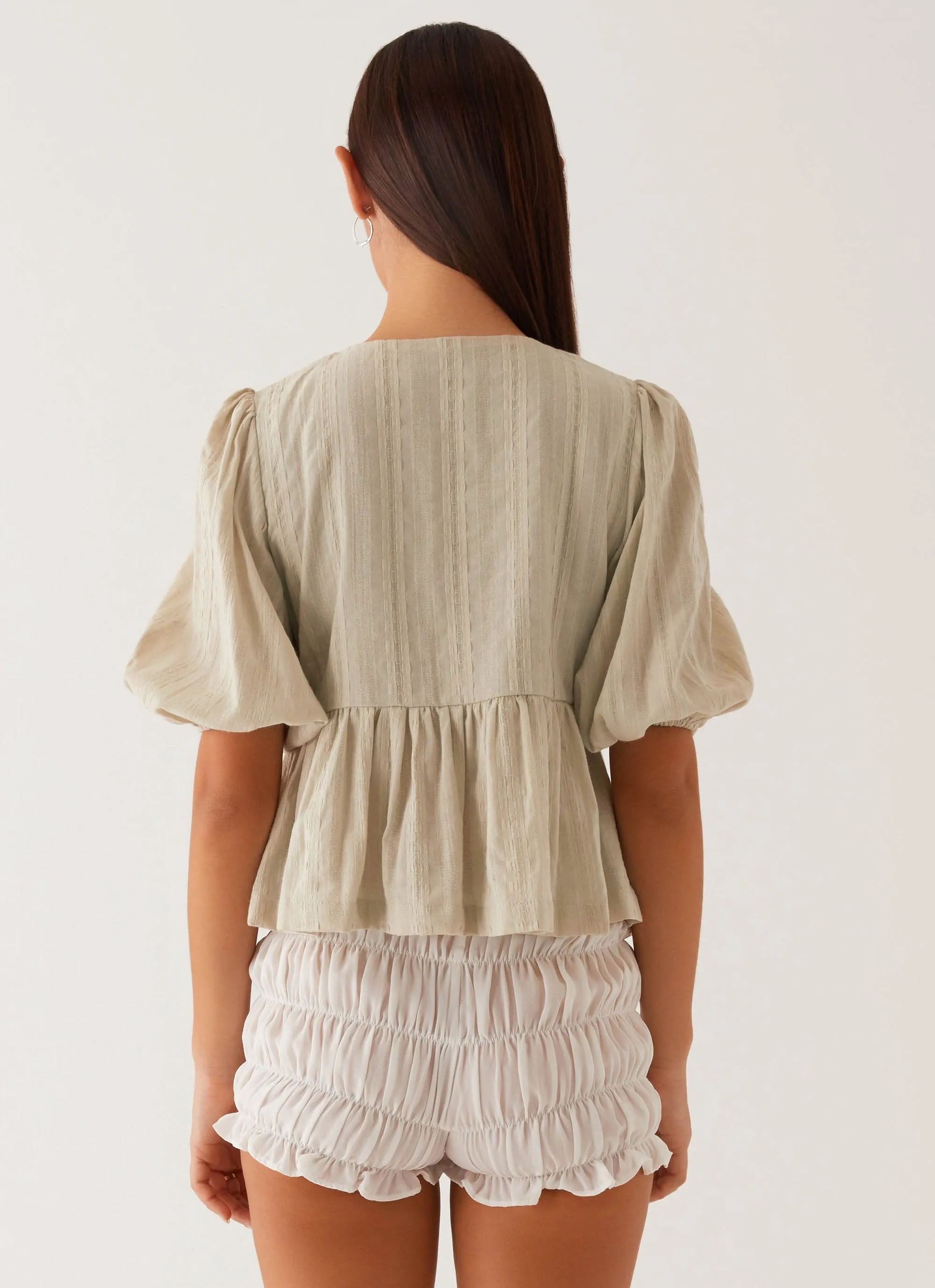 Western Wind Tie Top - Sage sold by Peppermayo product image thumbnail 3