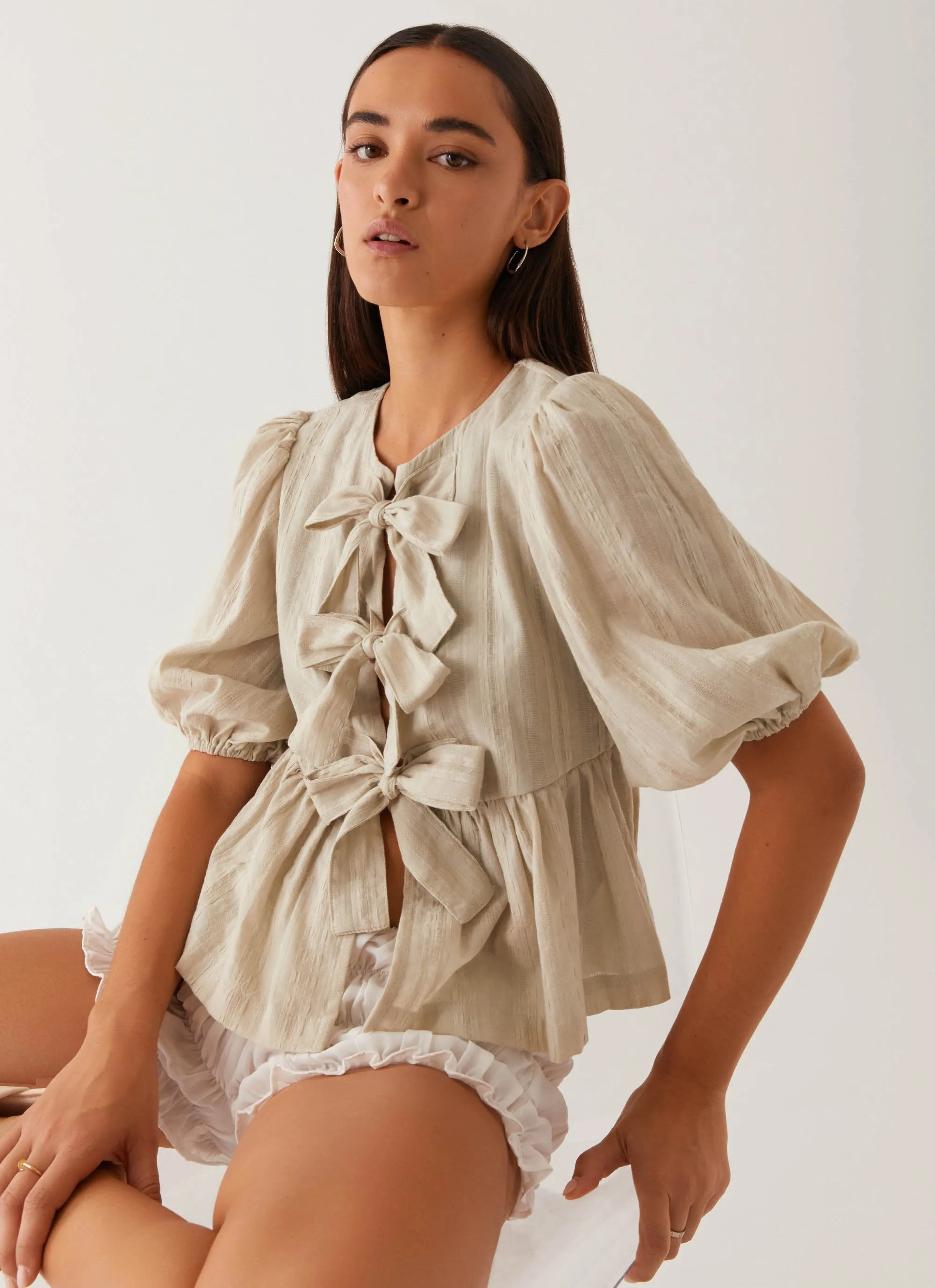 Western Wind Tie Top - Sage sold by Peppermayo product image thumbnail 4