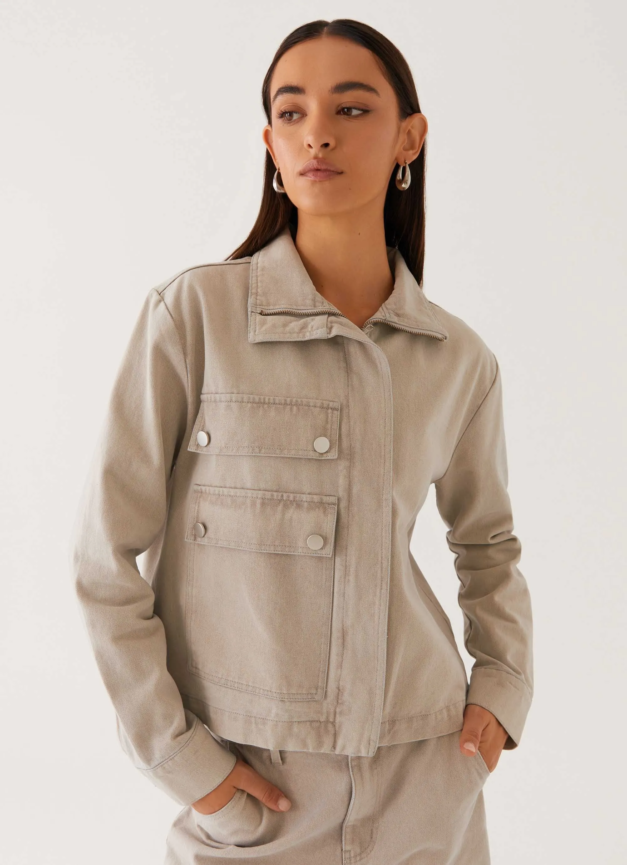 Milani Denim Jacket - Grey sold by Peppermayo product image thumbnail 5