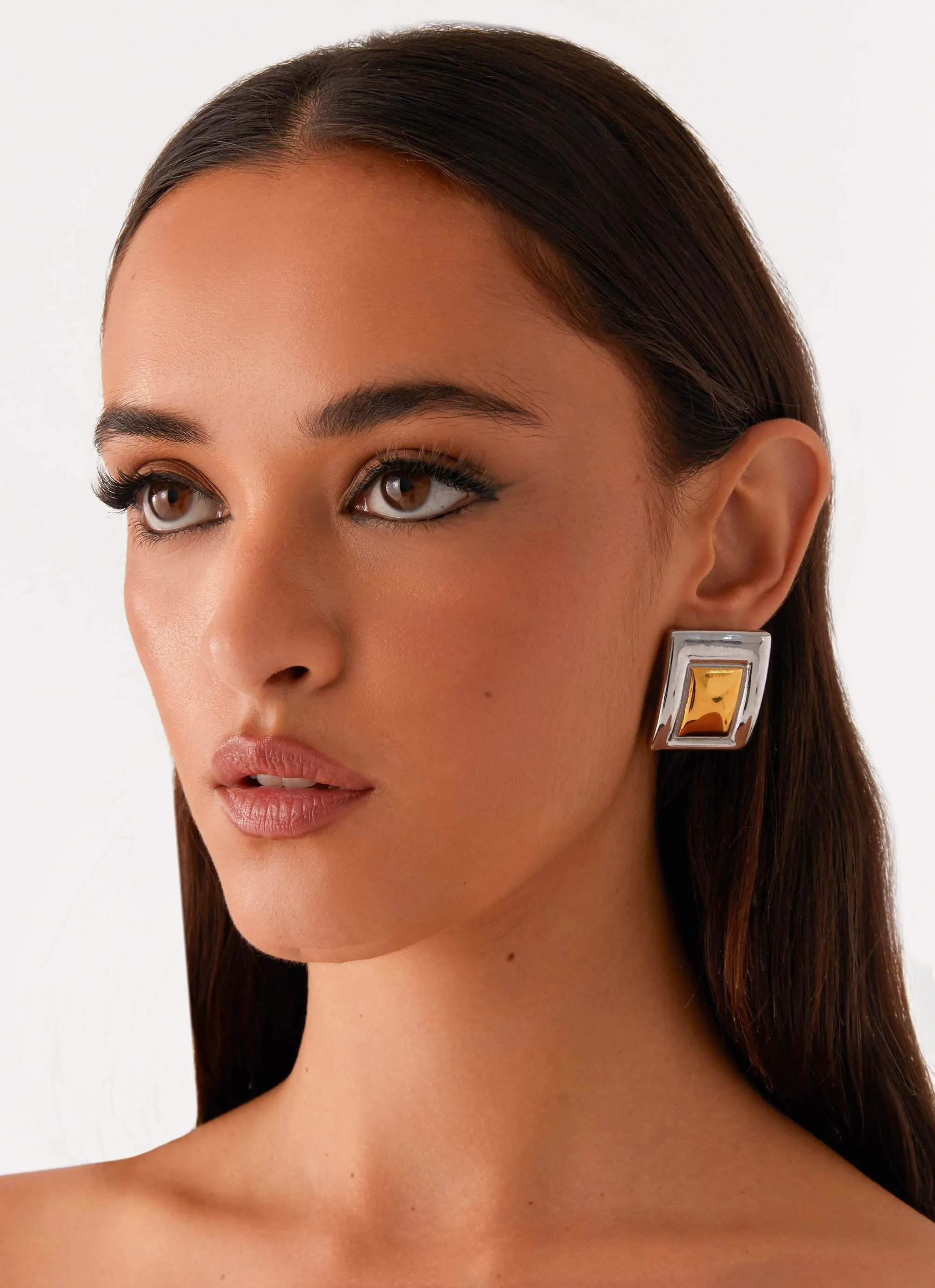 Elise Earrings - Mixed Metal sold by Peppermayo product image thumbnail 4