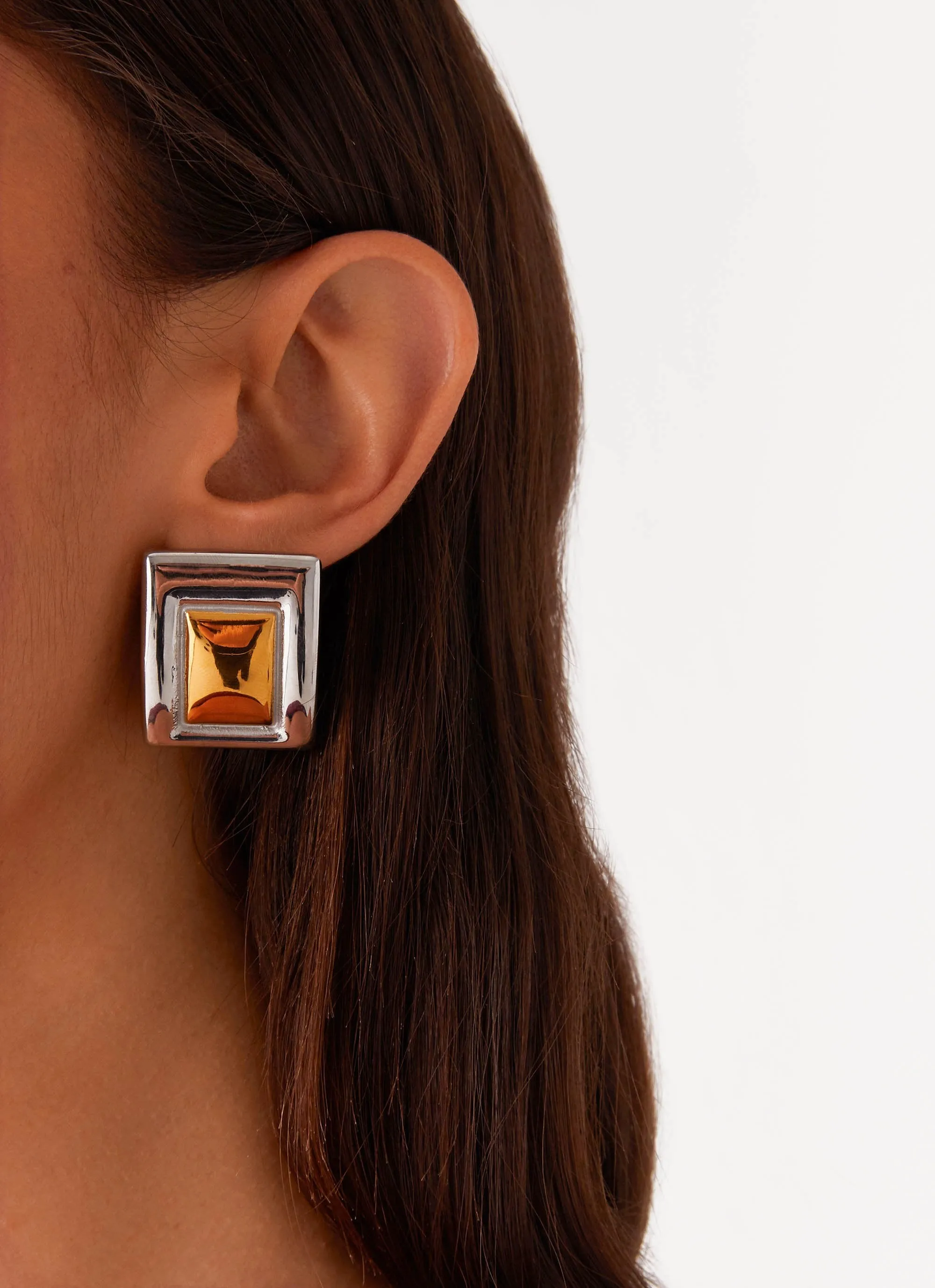 Elise Earrings - Mixed Metal sold by Peppermayo product image thumbnail 3