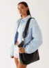 Olympia Shoulder Bag - Black sold by Peppermayo