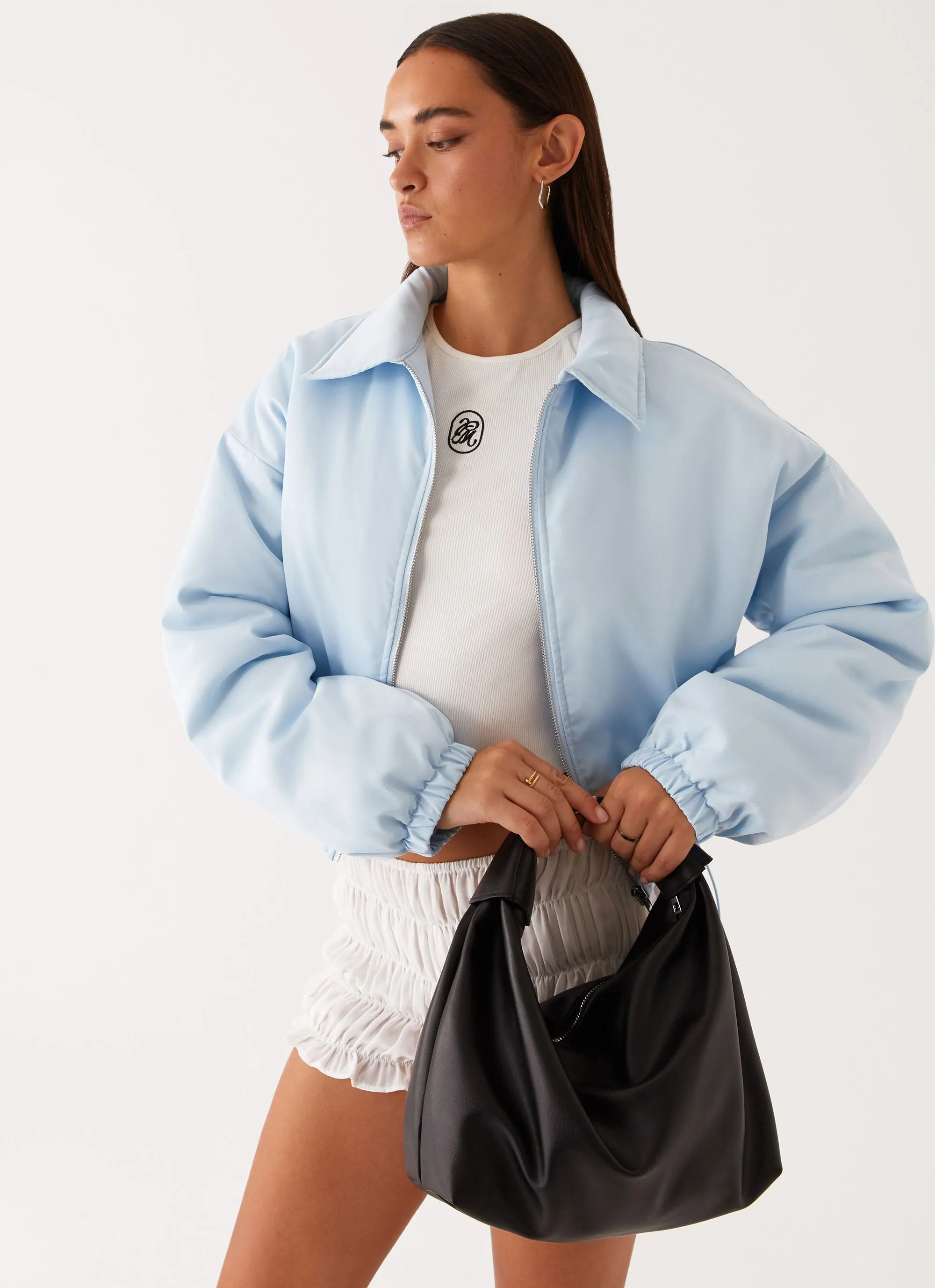 Olympia Shoulder Bag - Black sold by Peppermayo