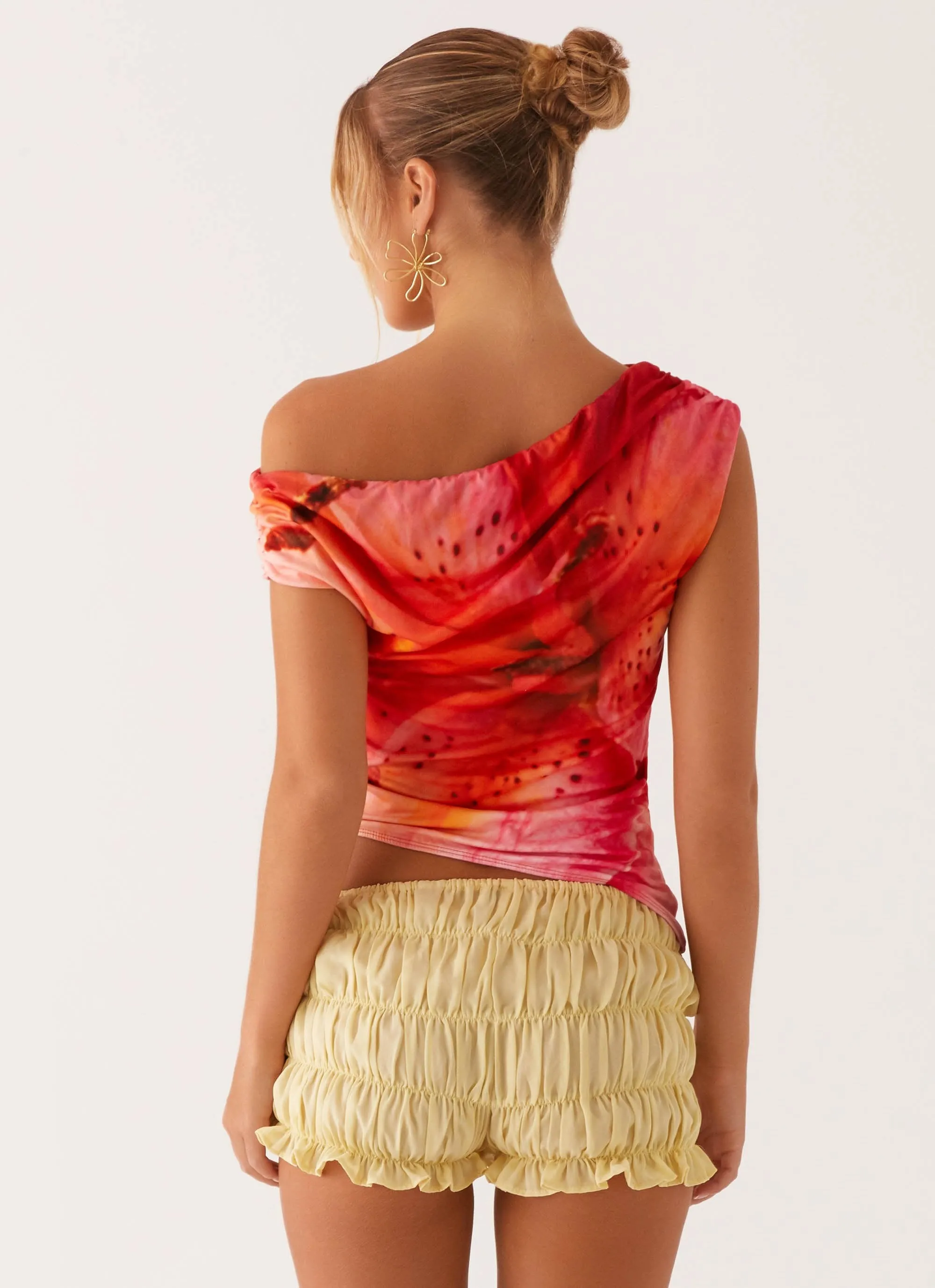 Athens One Shoulder Top - Floral sold by Peppermayo product image thumbnail 5