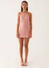 Aullie Mini Dress - Pink sold by Peppermayo
