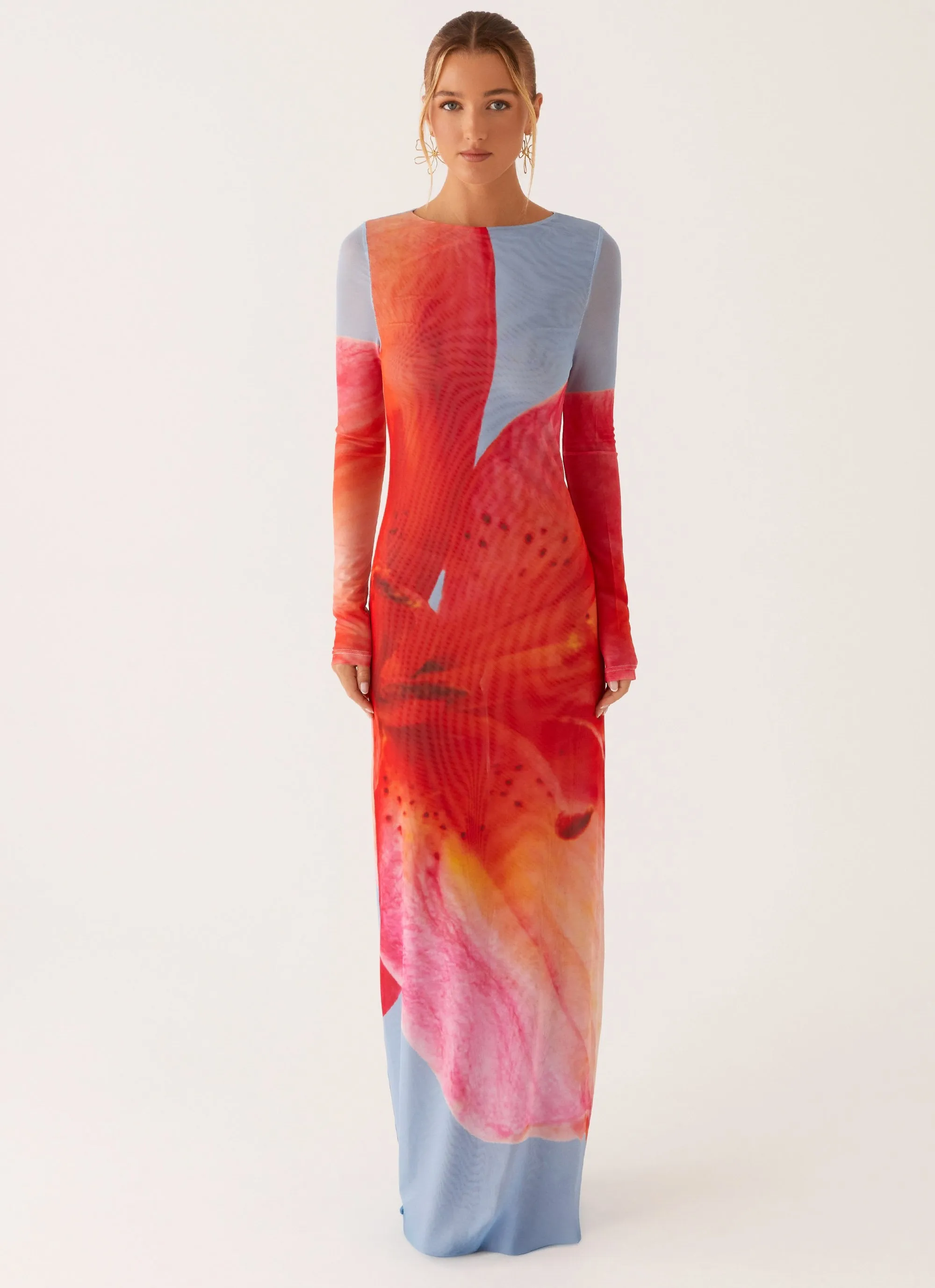 Jilly Maxi Dress - Blue Floral sold by Peppermayo product image thumbnail 5