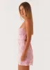 Vietta Sequin Cami Mini Dress - Pink sold by Peppermayo