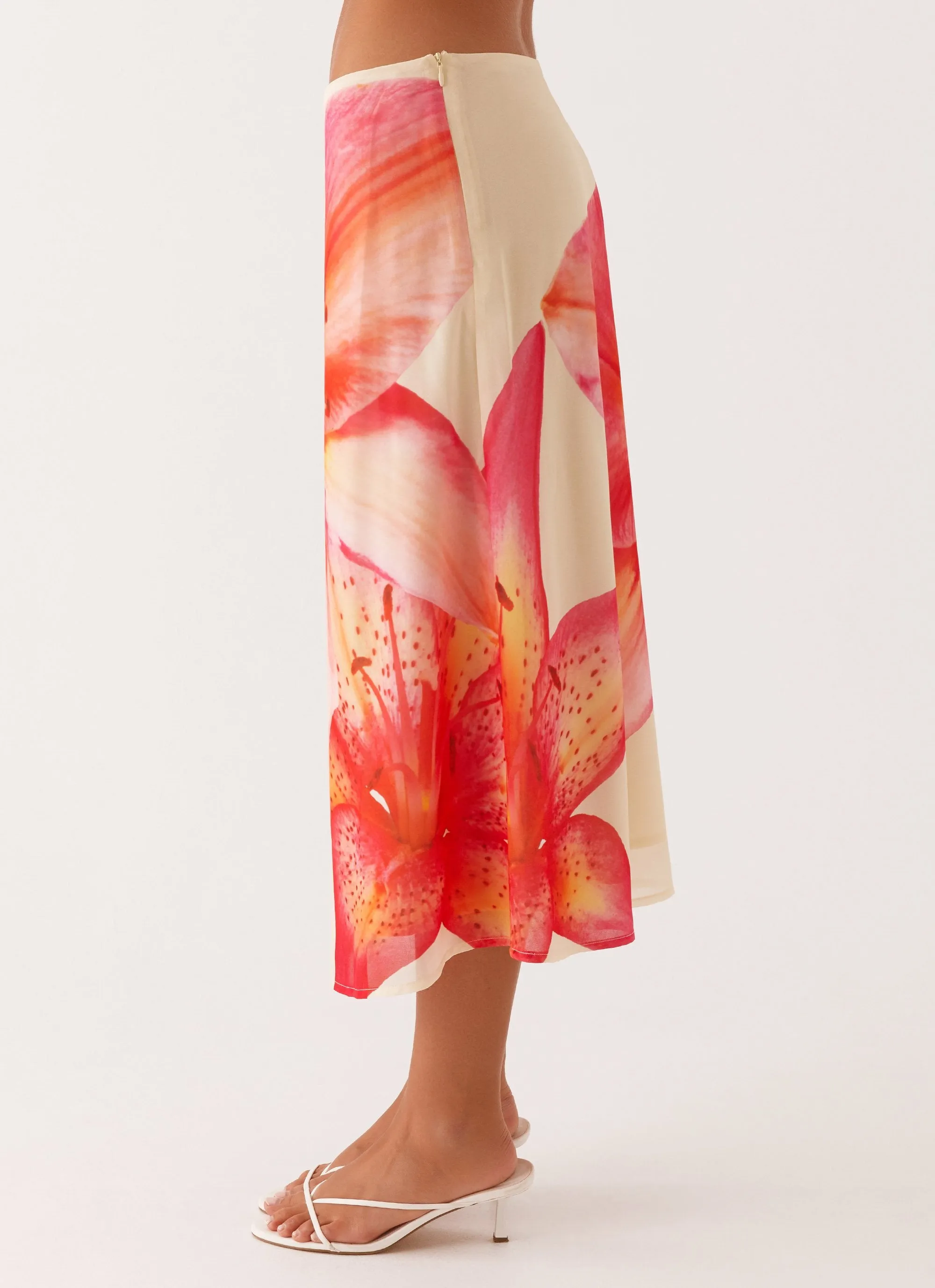 Summertime Midi Skirt - Yellow Floral sold by Peppermayo product image thumbnail 3
