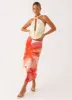 Summertime Midi Skirt - Yellow Floral sold by Peppermayo