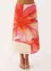 Summertime Midi Skirt - Yellow Floral sold by Peppermayo