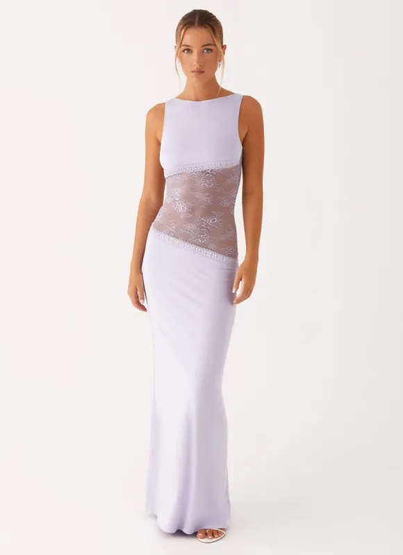 Lucinda Maxi Dress - Lilac sold by Peppermayo