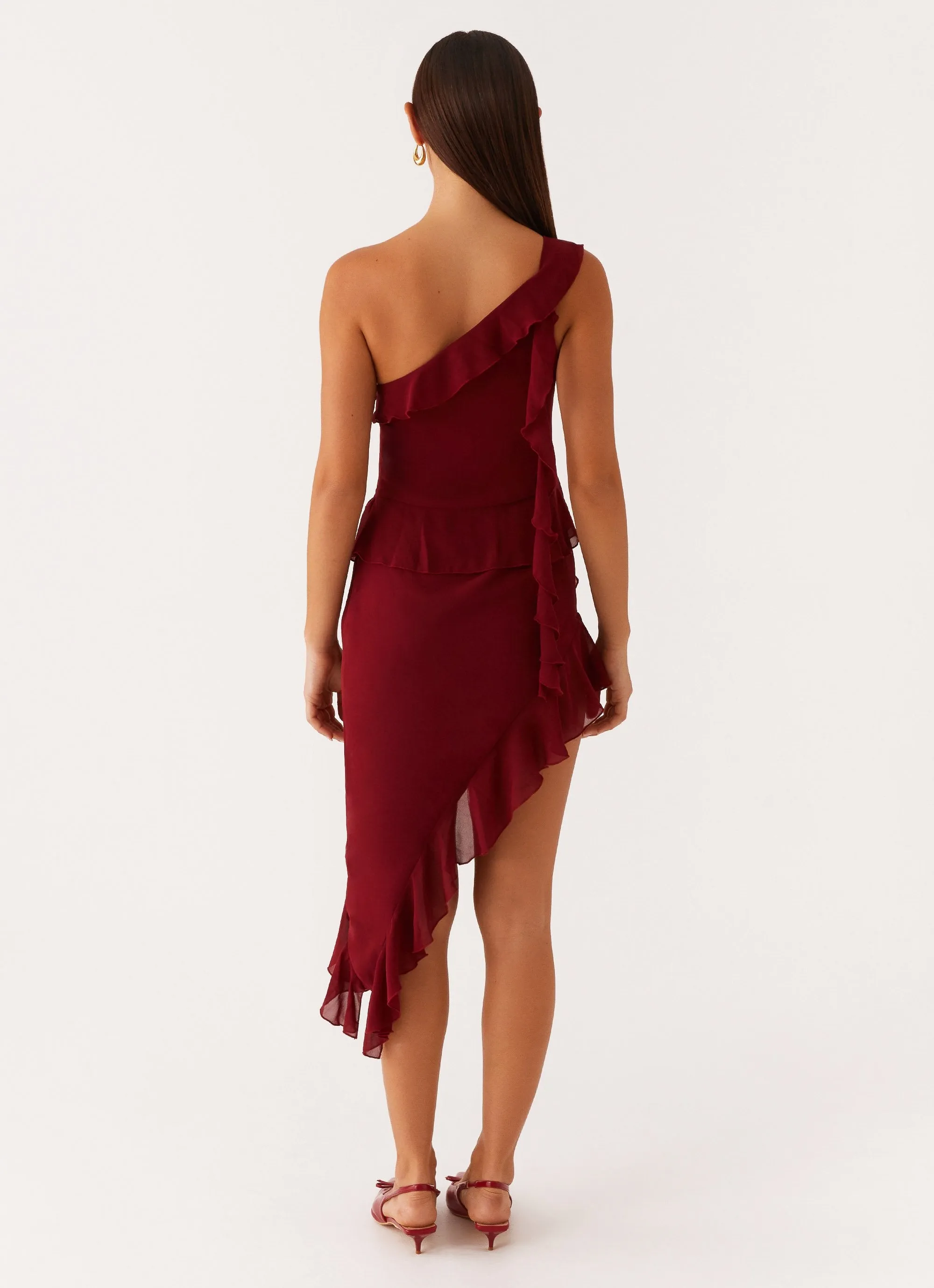 No Secret Mini Dress - Deep Red sold by Peppermayo product image thumbnail 3
