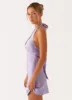 Heavy Hearted Mini Dress - Lavender sold by Peppermayo