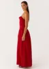 Adira Maxi Dress - Red sold by Peppermayo