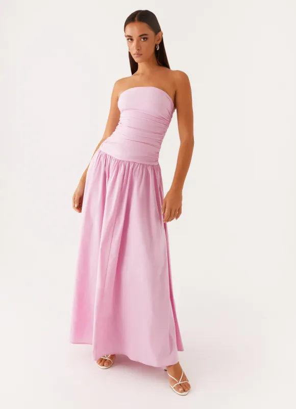 Carmel Maxi Dress - Pink sold by Peppermayo