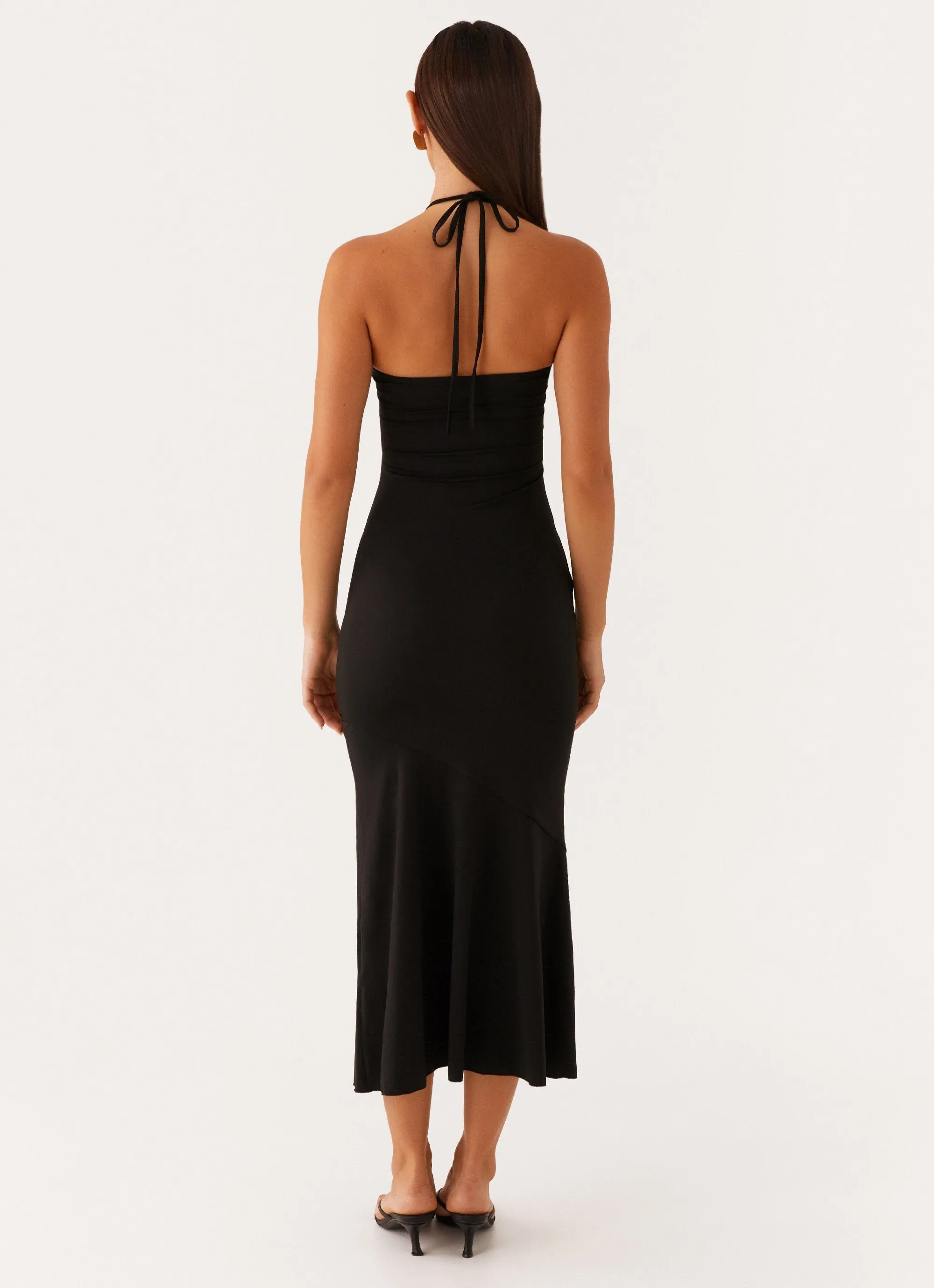 Zena Halterneck Midi Dress - Black sold by Peppermayo product image thumbnail 4