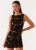 Candace Mini Dress - Black sold by Peppermayo
