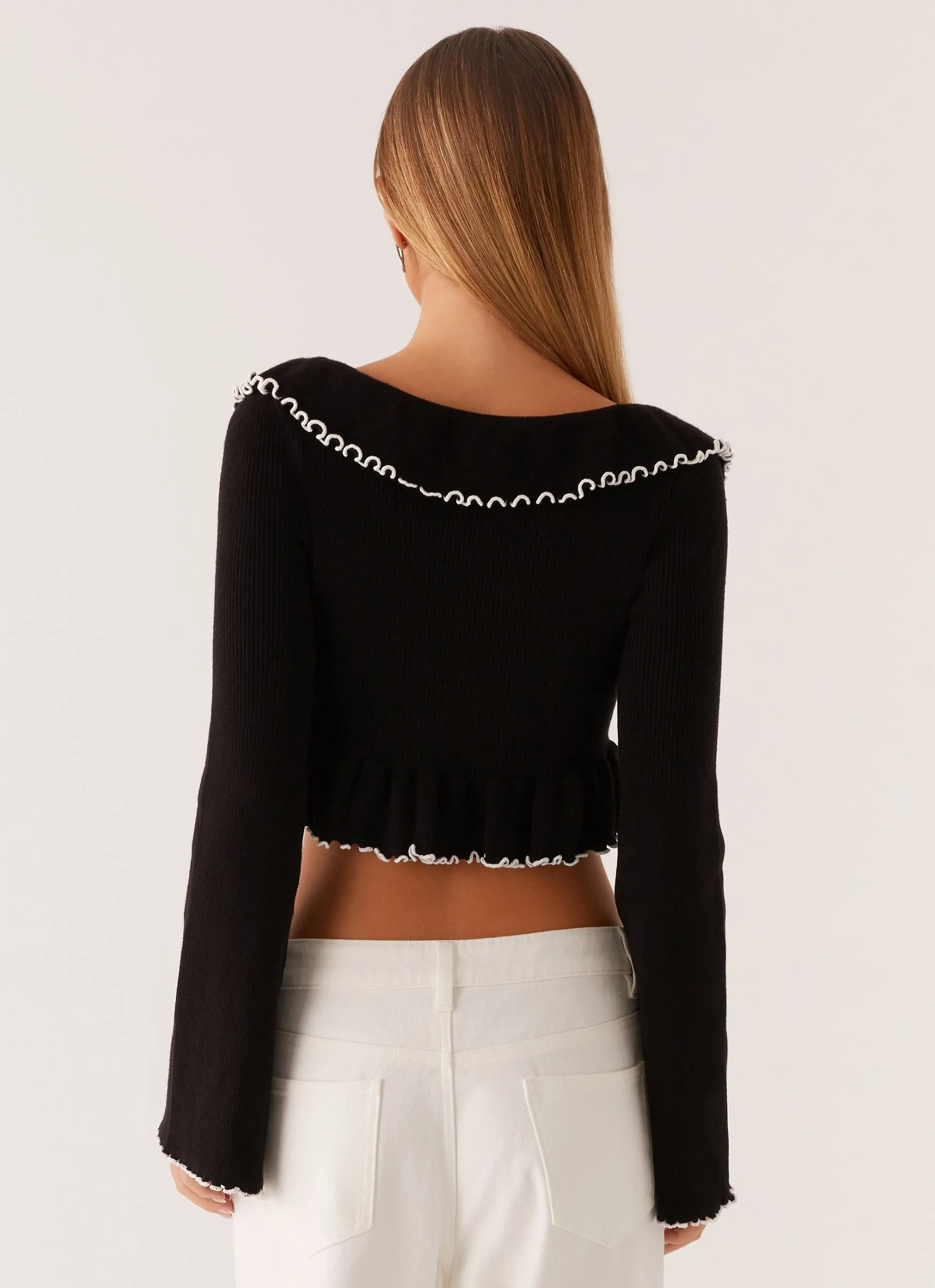 Butterfly Effect Knit Top - Black sold by Peppermayo product image thumbnail 4