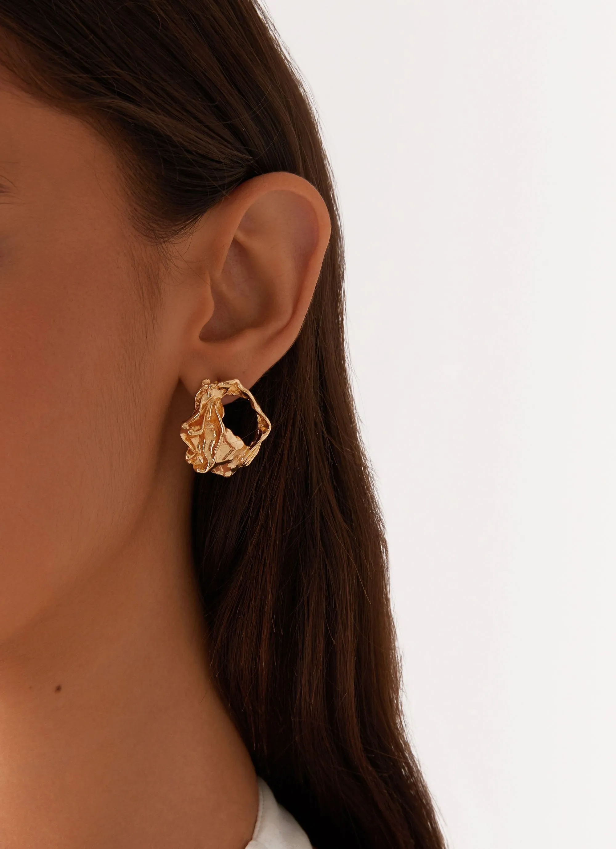Reset Earrings - Gold sold by Peppermayo product image thumbnail 3