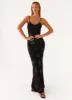 Need You Sequin Maxi Dress - Black sold by Peppermayo