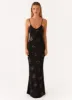 Need You Sequin Maxi Dress - Black sold by Peppermayo