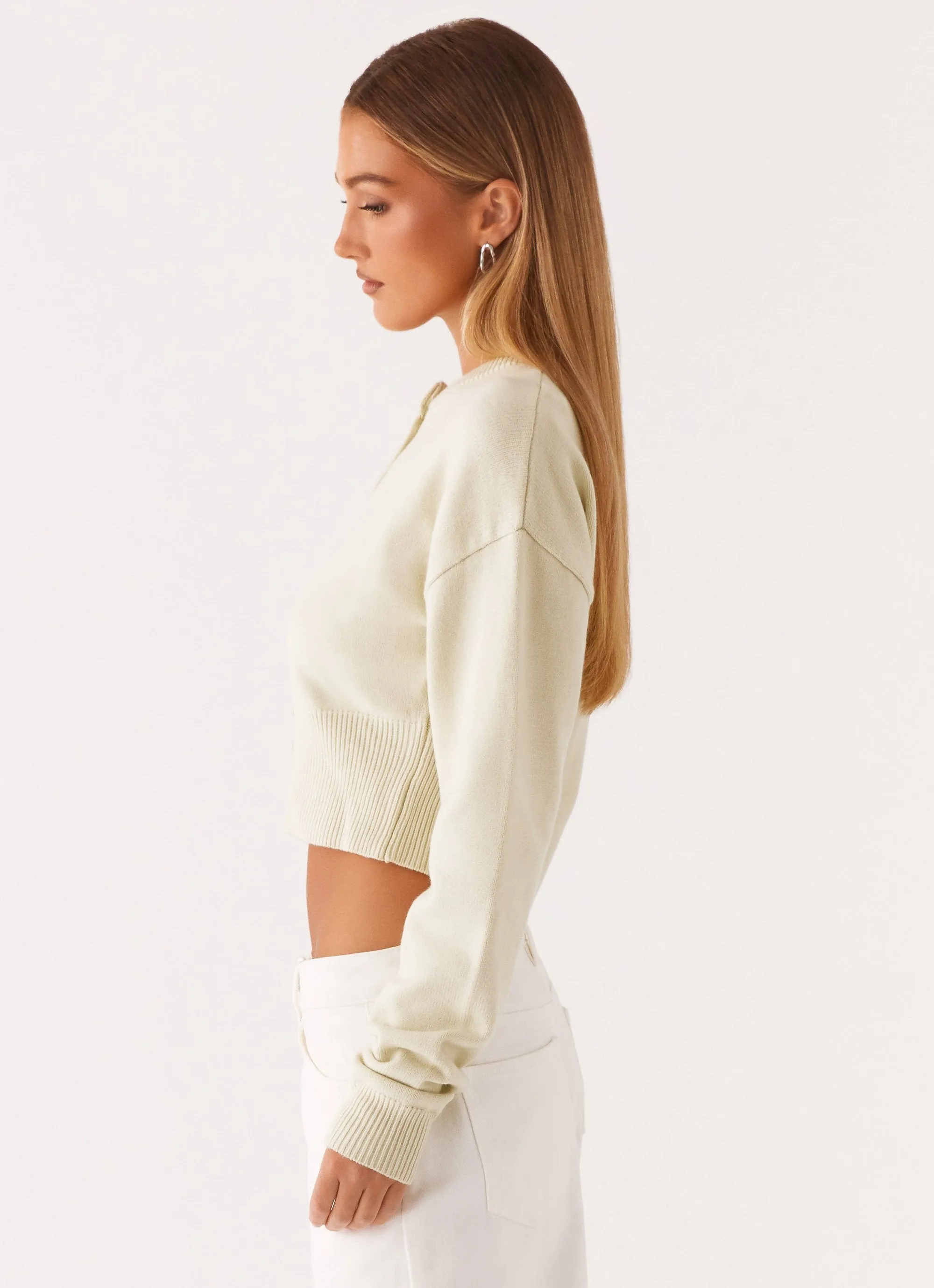 Its Happening Knit Cardigan - Sage sold by Peppermayo product image thumbnail 3