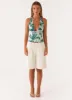 Lets Pretend Halterneck Top - Cloud Nine Floral sold by Peppermayo