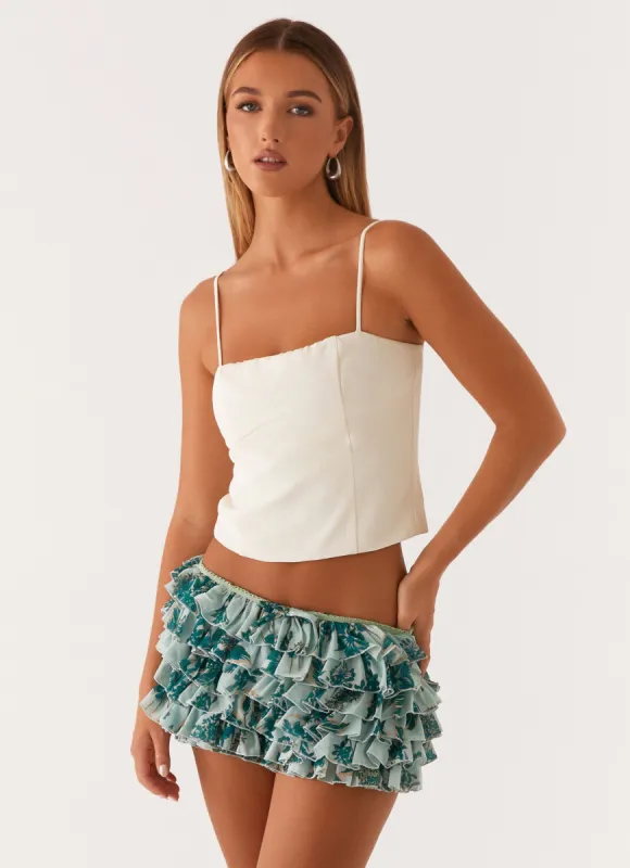 Entertain Me Bloomer Shorts - Cloud Nine Floral sold by Peppermayo