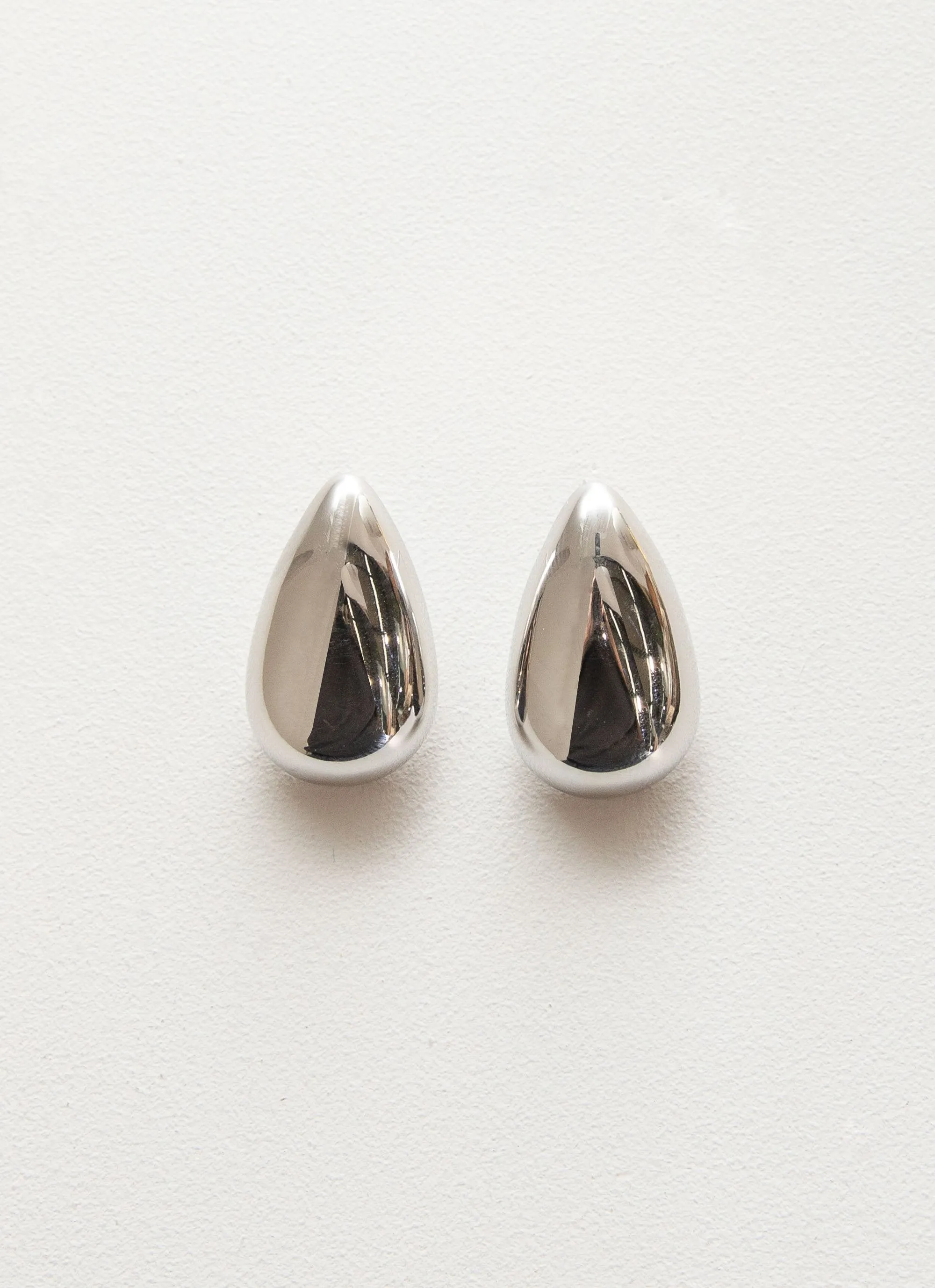 Locked In Stud Earring - Silver sold by Peppermayo product image thumbnail 2