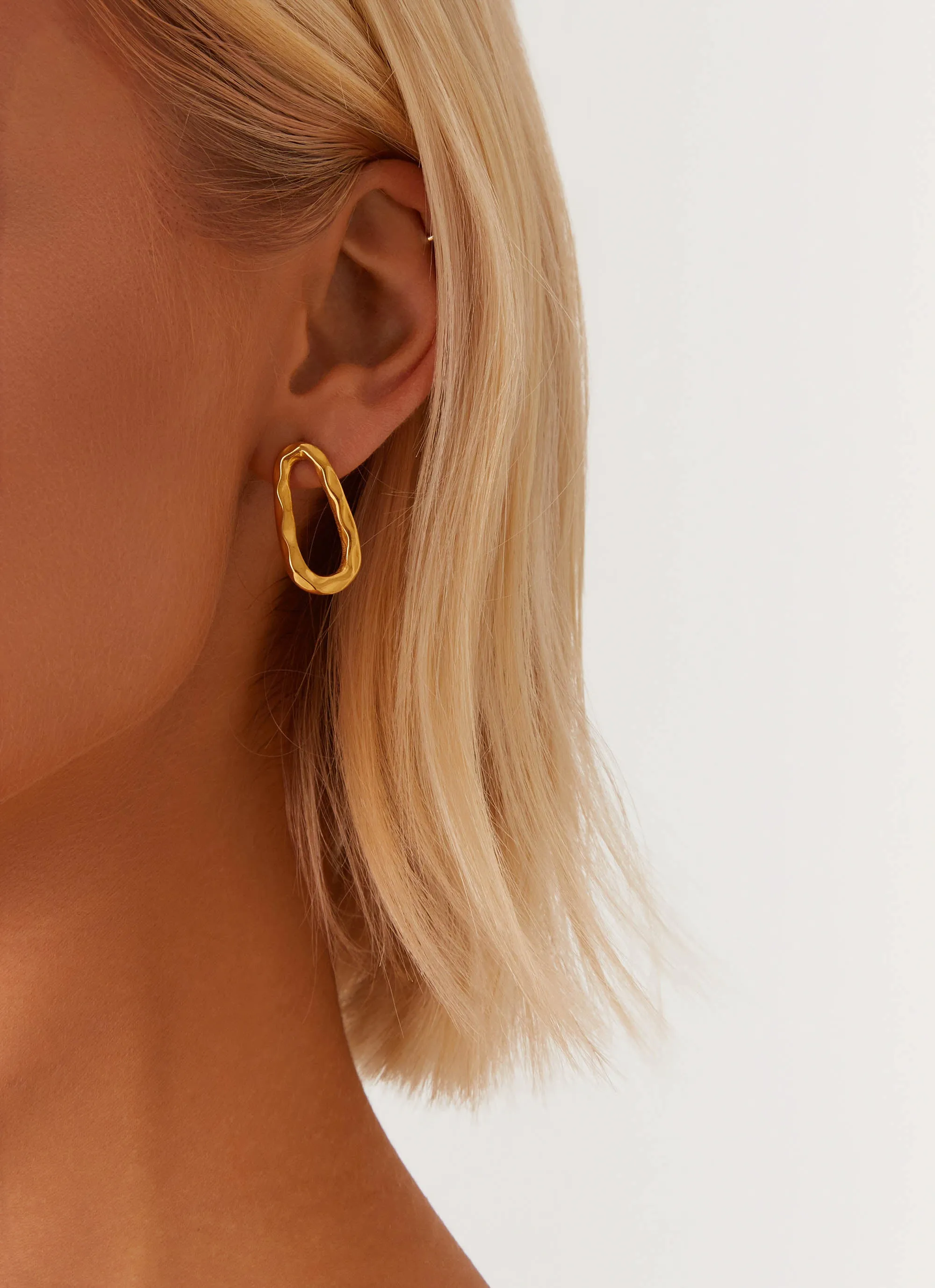 Jedia Earrings - Gold sold by Peppermayo product image thumbnail 3