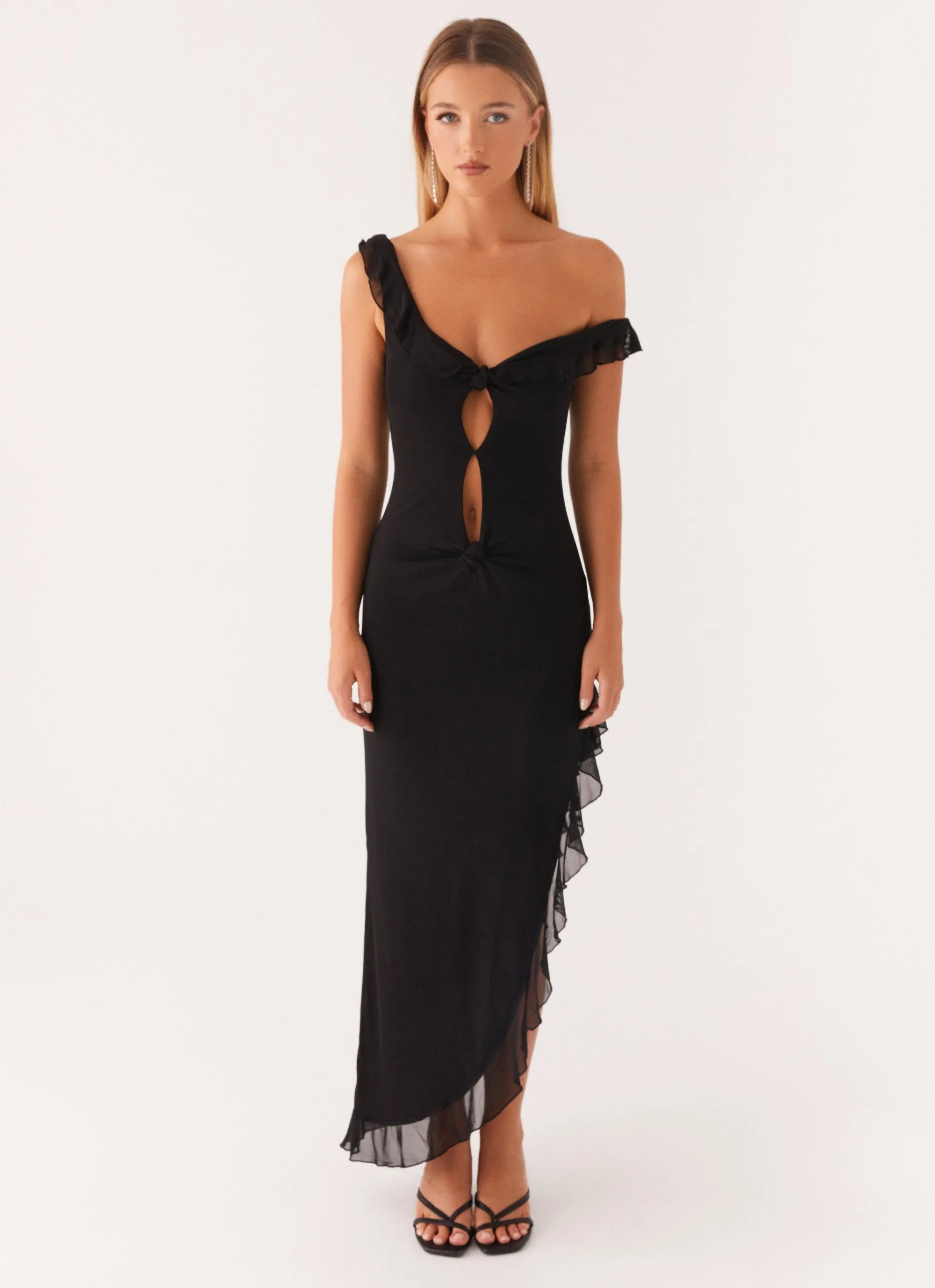 Impossible Cut Out Midi Dress - Black sold by Peppermayo product image thumbnail 2