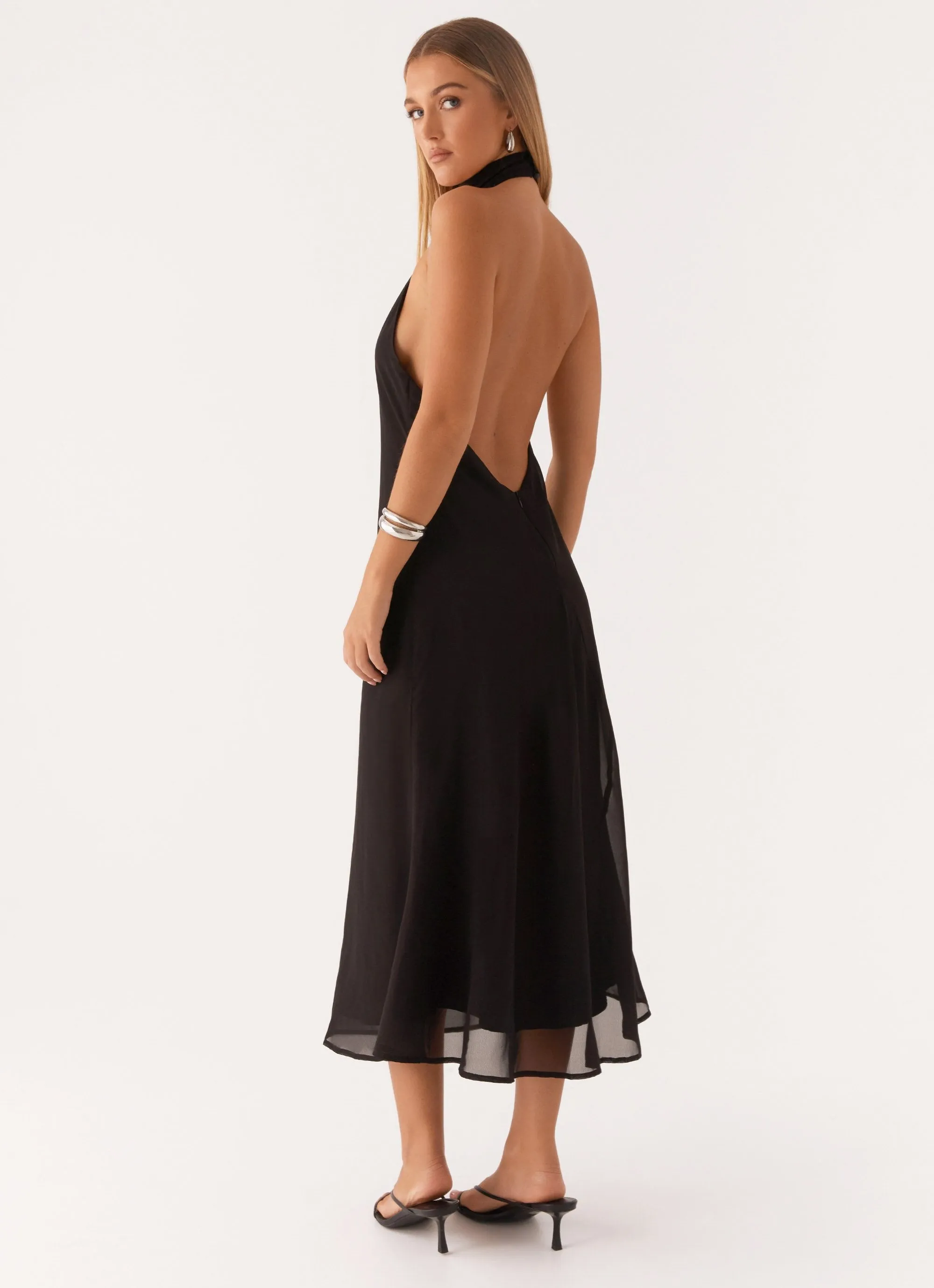 Emmalyn Midi Dress - Black sold by Peppermayo product image thumbnail 5