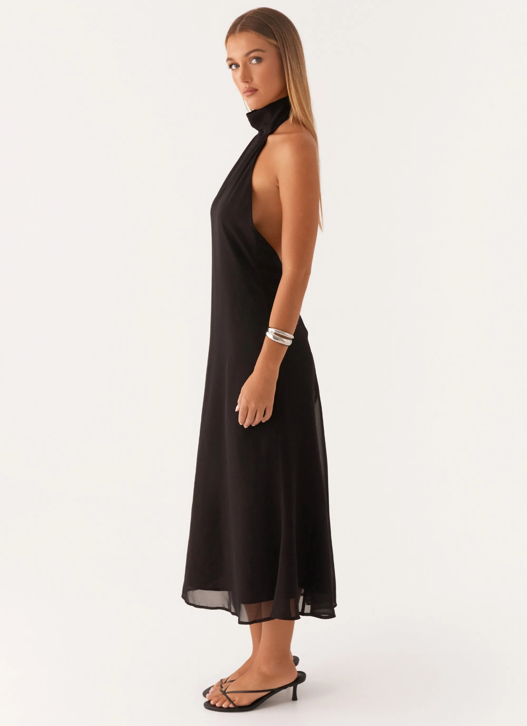 Emmalyn Midi Dress - Black sold by Peppermayo product image thumbnail 3
