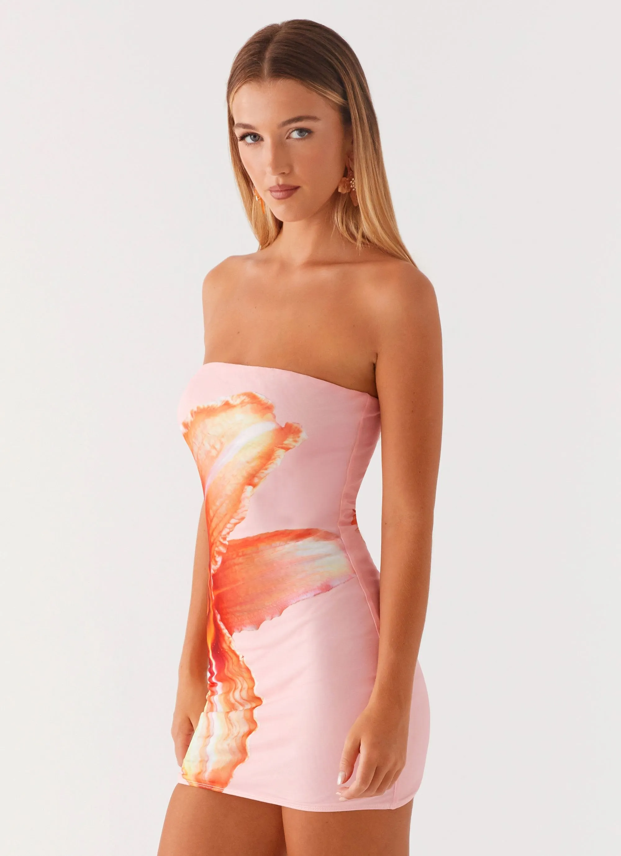 Full Bloom Mini Dress - Pink sold by Peppermayo product image thumbnail 4
