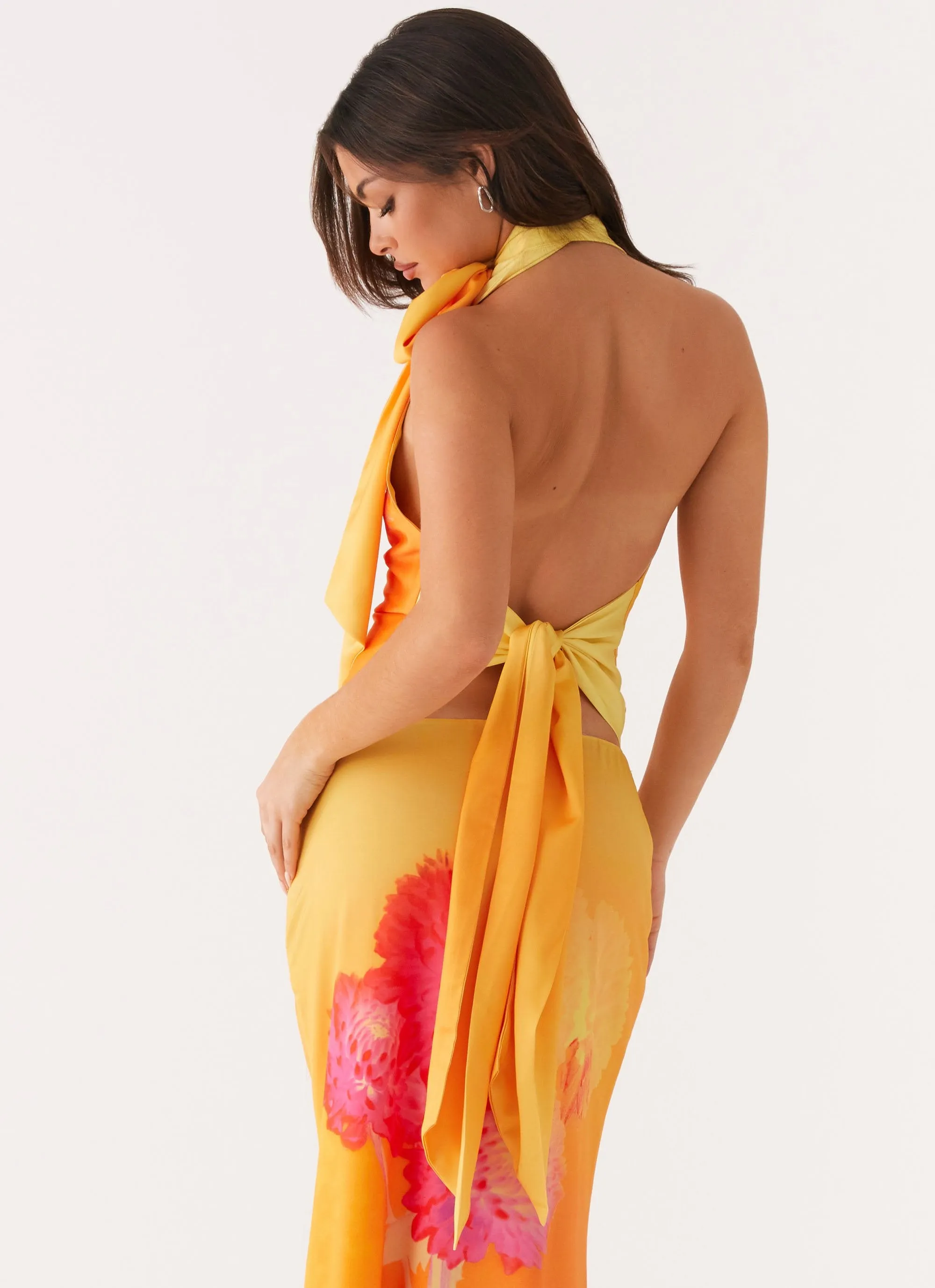 Nala Top - Orange Floral sold by Peppermayo product image thumbnail 4