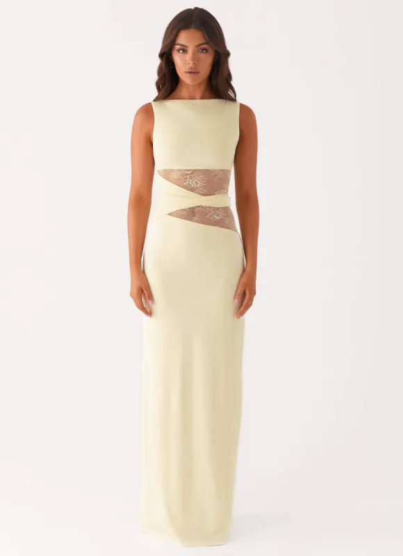 Karma Maxi Dress - Yellow sold by Peppermayo