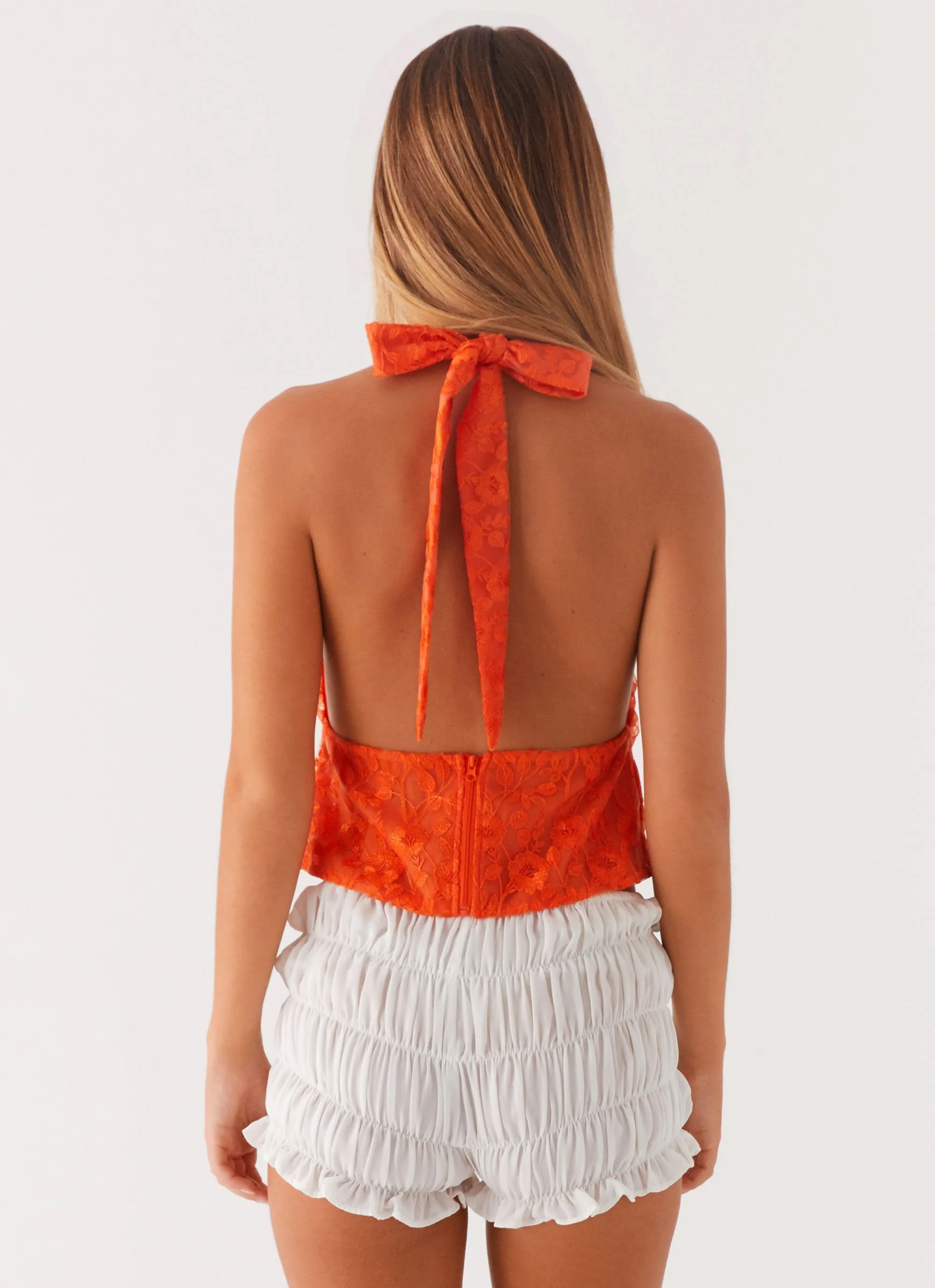 Best Self Top - Orange Floral sold by Peppermayo product image thumbnail 5