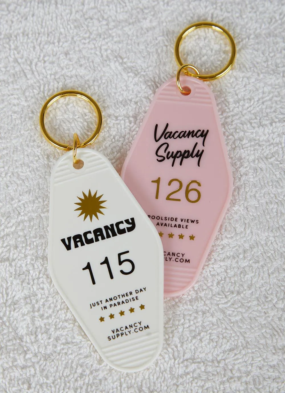 Room 115 Keyring - White sold by Peppermayo product image thumbnail 2