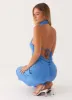Shelly Midi Dress - Azure sold by Peppermayo