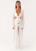 Coastal Maxi Dress - White sold by Peppermayo