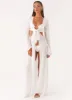 Coastal Maxi Dress - White sold by Peppermayo