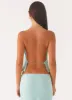 Another Life Halter Top - Pale Blue sold by Peppermayo