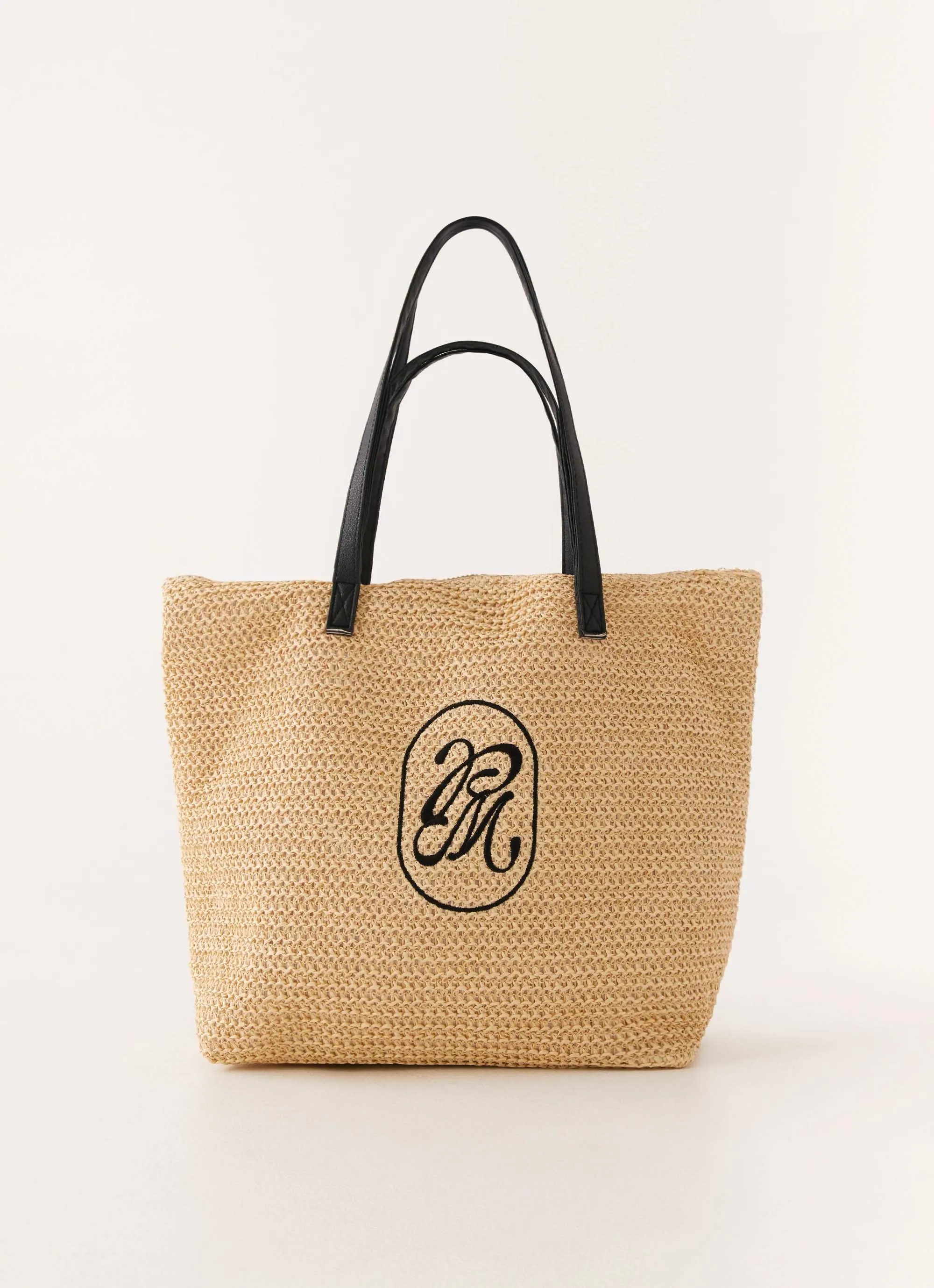 Maldives Woven Beach Bag - Natural sold by Peppermayo product image thumbnail 2