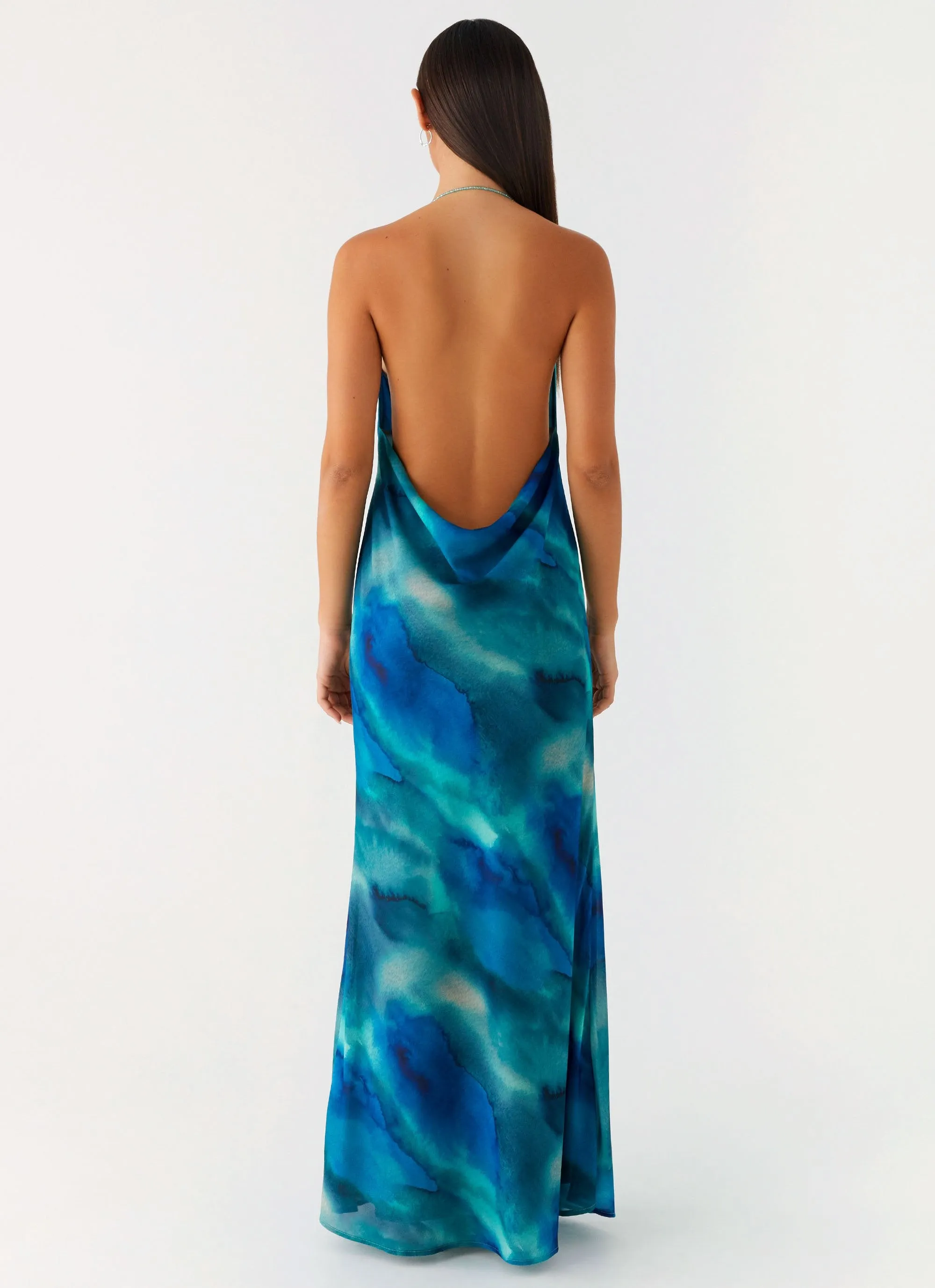 Journey Maxi Dress - Blue Tie Dye sold by Peppermayo product image thumbnail 2
