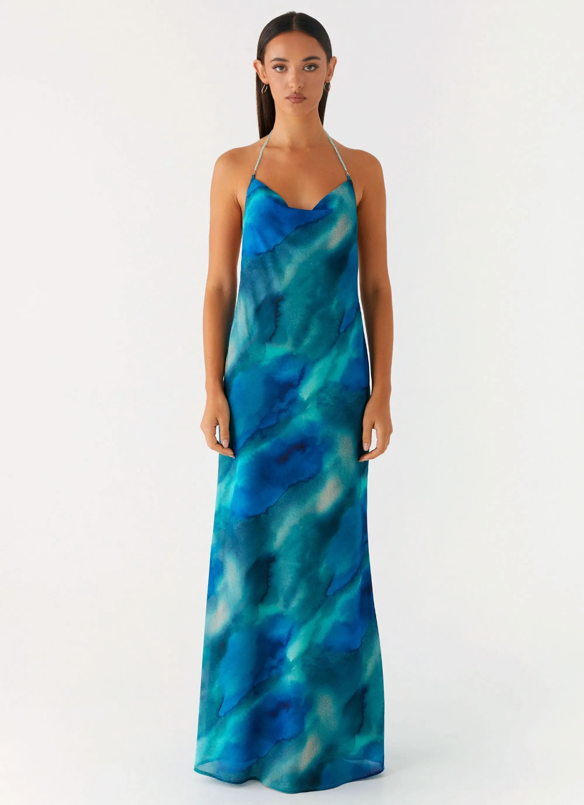 Journey Maxi Dress - Blue Tie Dye sold by Peppermayo product image thumbnail 3