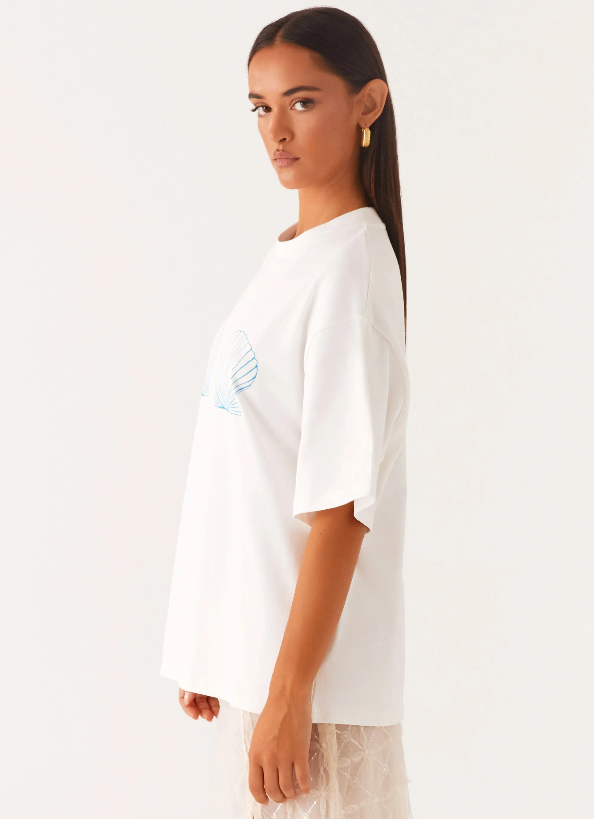 Born To Have Fun Oversized Graphic Tee - Blue Shell sold by Peppermayo product image thumbnail 3
