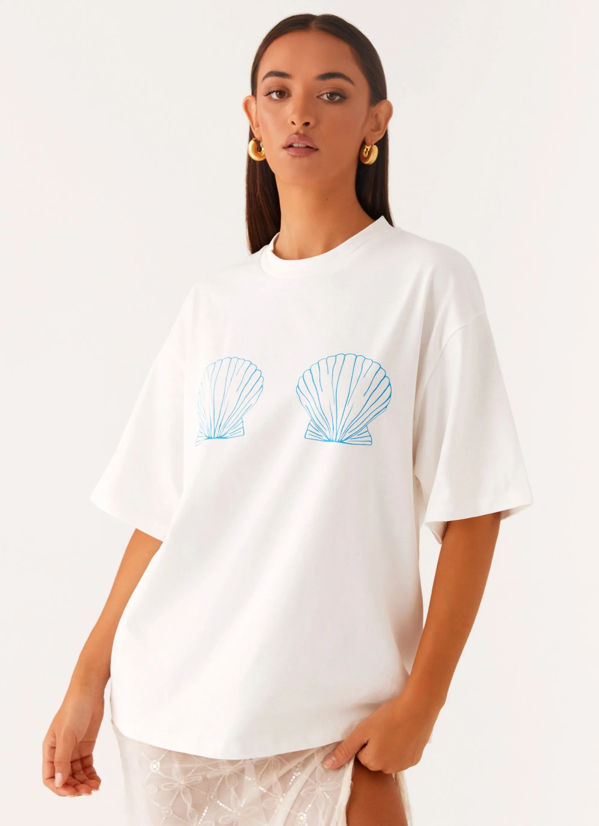 Born To Have Fun Oversized Graphic Tee - Blue Shell sold by Peppermayo product image thumbnail 5